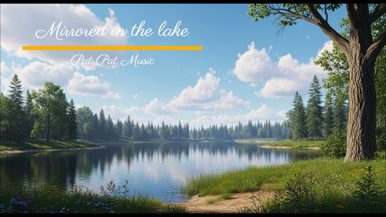 Mirrored in the lake 🎵 바람소리와 함께 듣는 숲속 피아노 선율, 힐링음악, 수면음악