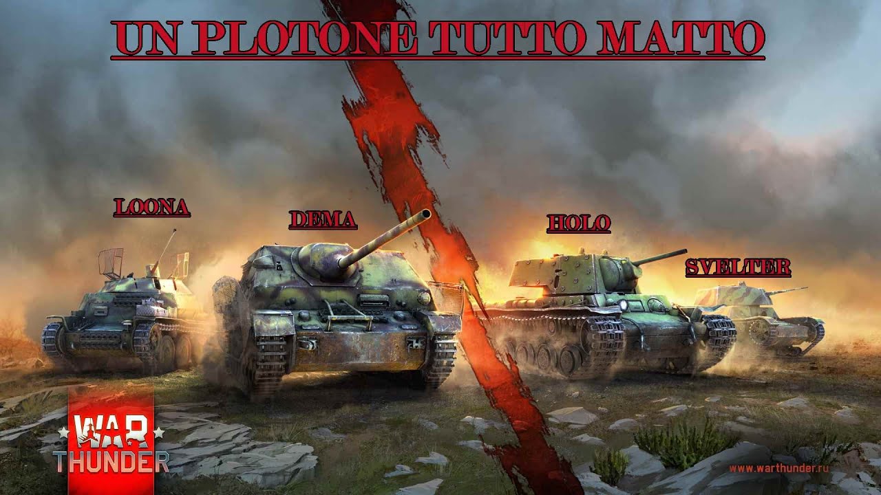 UN PLOTONE TUTTO MATTO P.2 - WARTHUNDER GAMEPLAY ITA