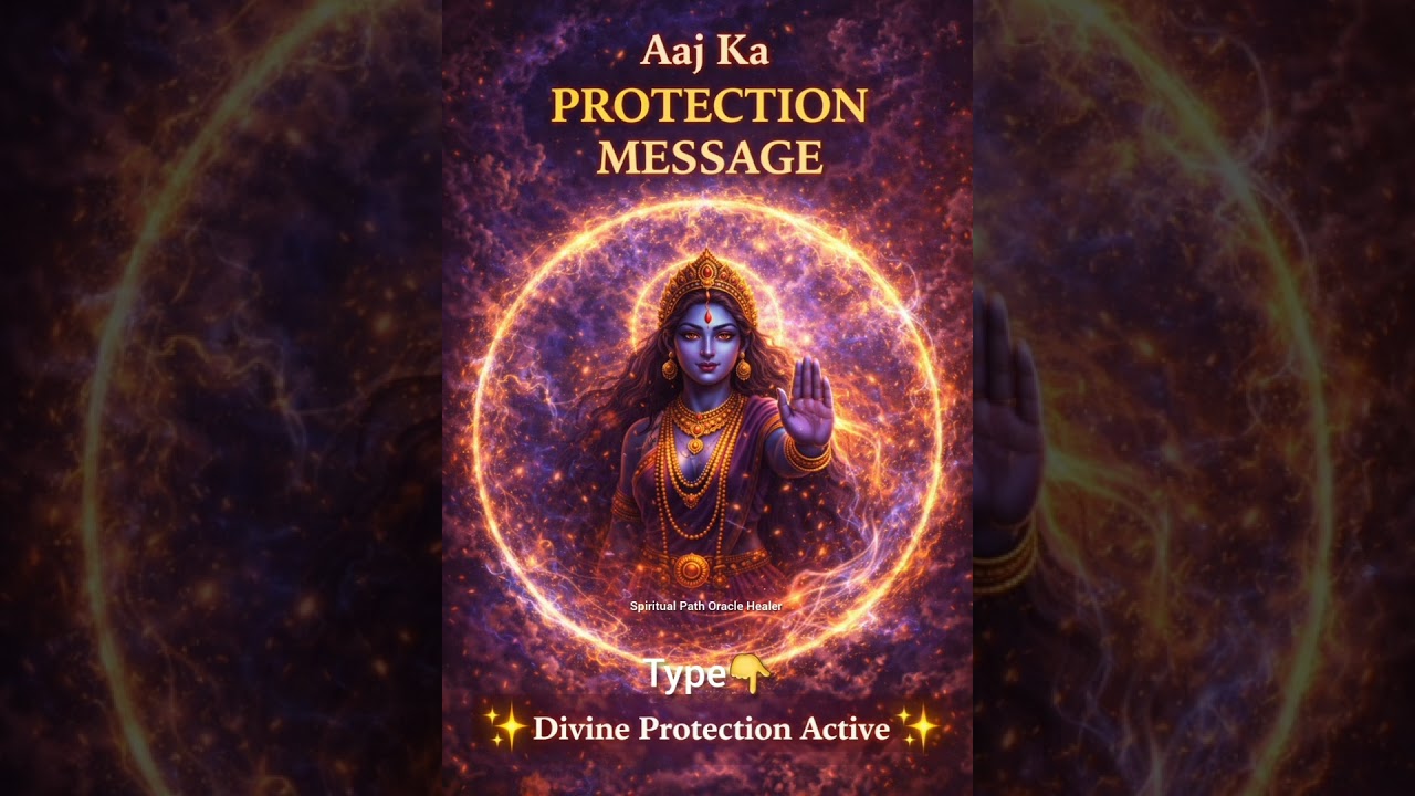 Aaj Ka Protection Message ⚡ Kya Aap Divine Shield Mein Ho? Kali Energy Protection Alert Today