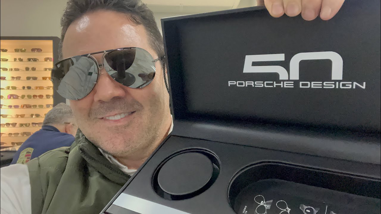 Óculos Porsche 8478 design 50 anos da marca #verbim #porsche