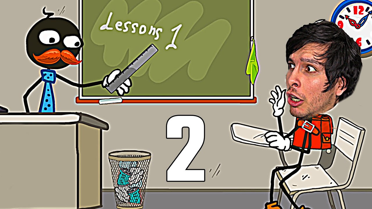 STICKMAN necesita ESCAPAR de la ESCUELA 2 – DeGoBooM