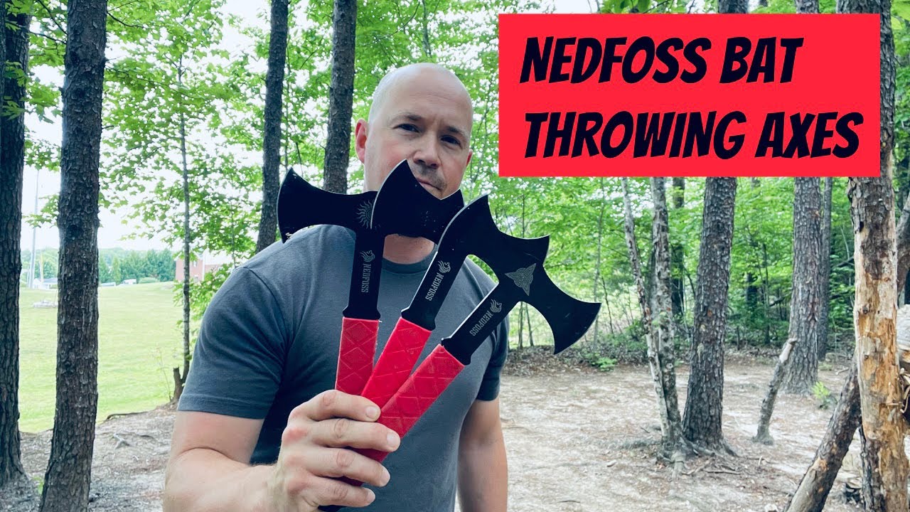 NedFoss Throwing Axes: Double Bit Bat Design