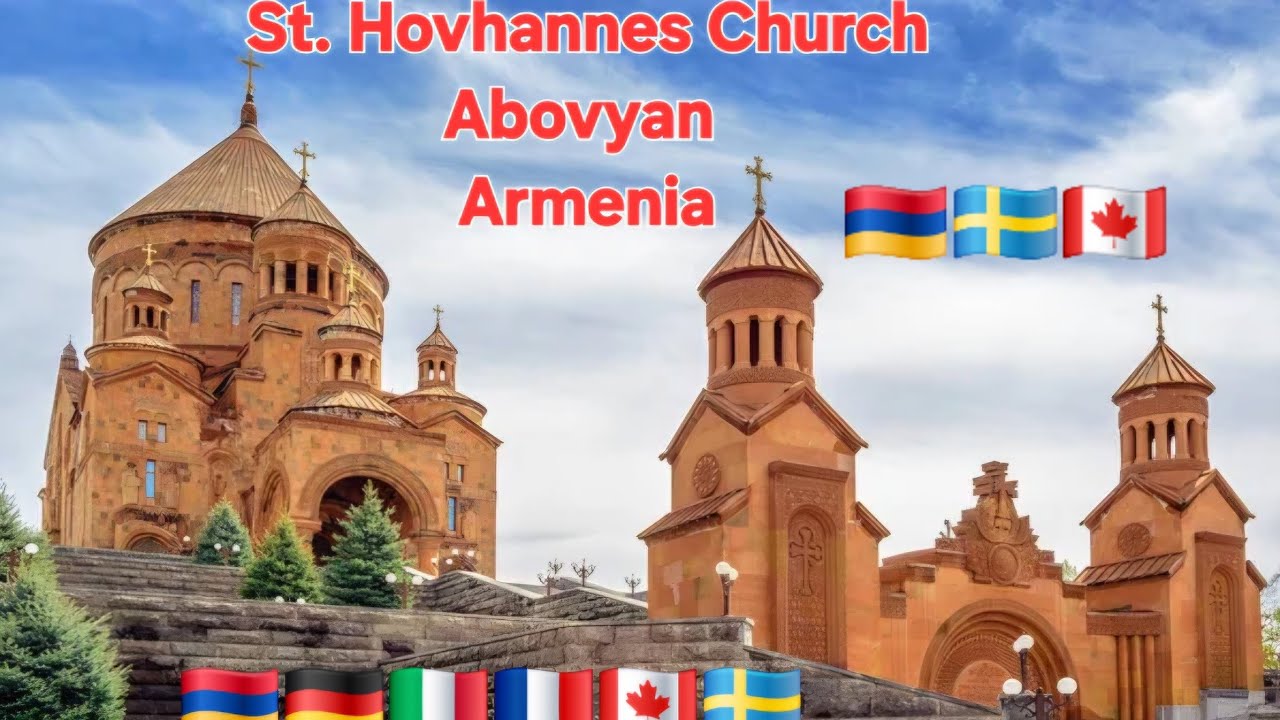 ARMENIA  Walking tour Saint John the Baptist Church ABOVYAN ARMENIA
