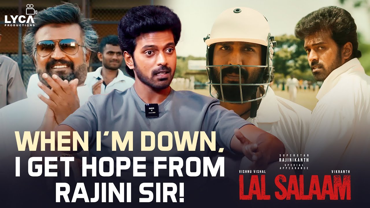 LAL SALAAM | I was immature, my wife molded me into the person I am today - Vikranth | Rajini | Lyca