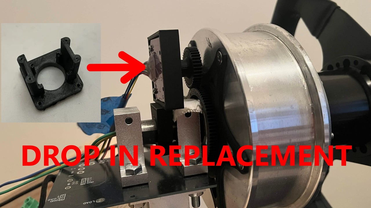 Fixing my FFBeast Wheel Encoder Mount - Drop in Replacement of Reference Design