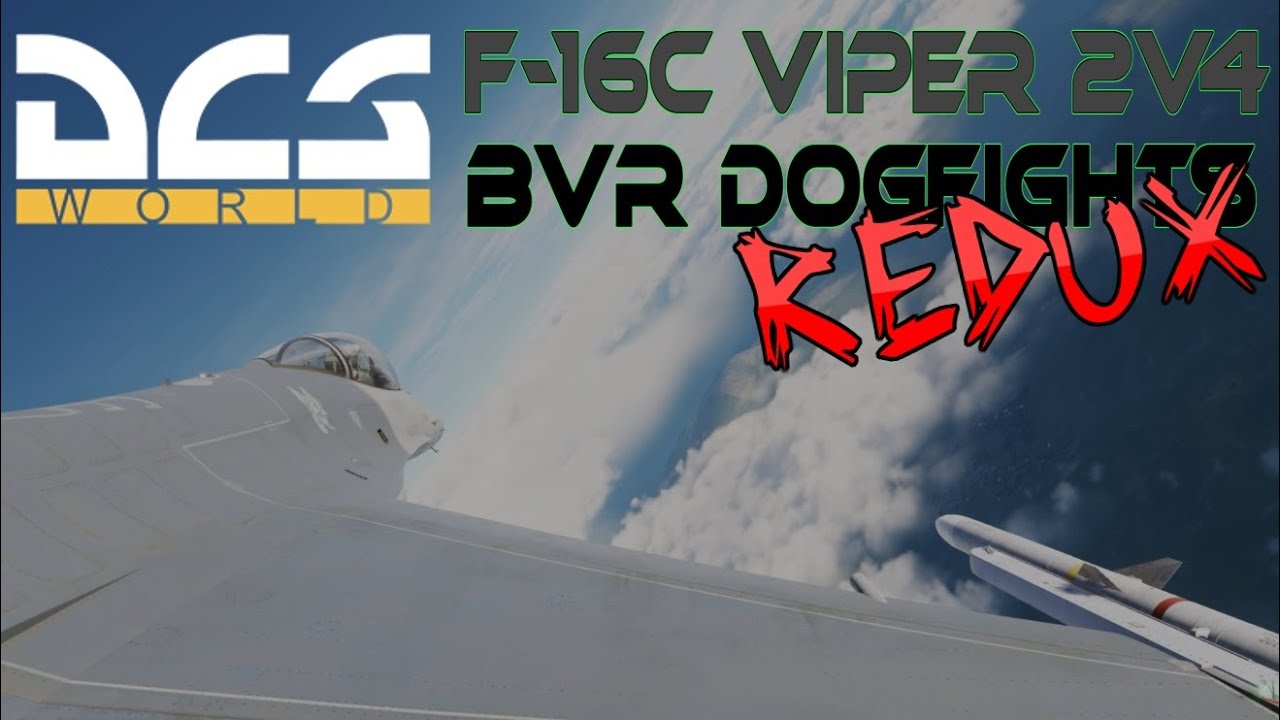 F-16C 2v4 PvE BVR Dogfight Redux (No Commentary) | DCS World