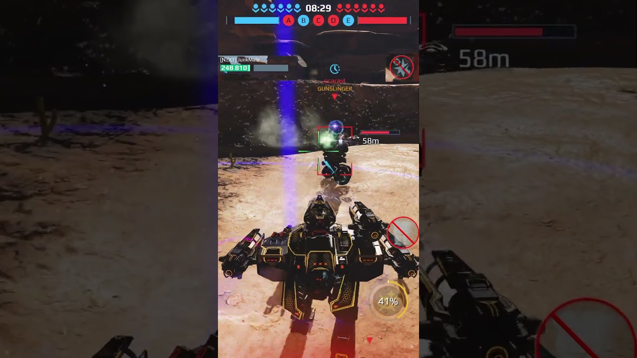 #UE #Dragoon #Leo gets annoyed by Teths #warrobots War Robots #gaming #wr