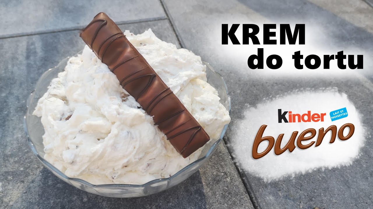 Krem kinder bueno do przekładania tortu i deserów