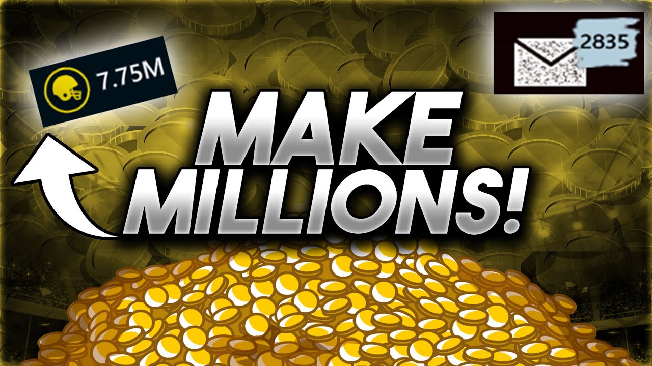 HOW TO MAKE MILLIONS OF COINS IN MADDEN MOBILE 20!