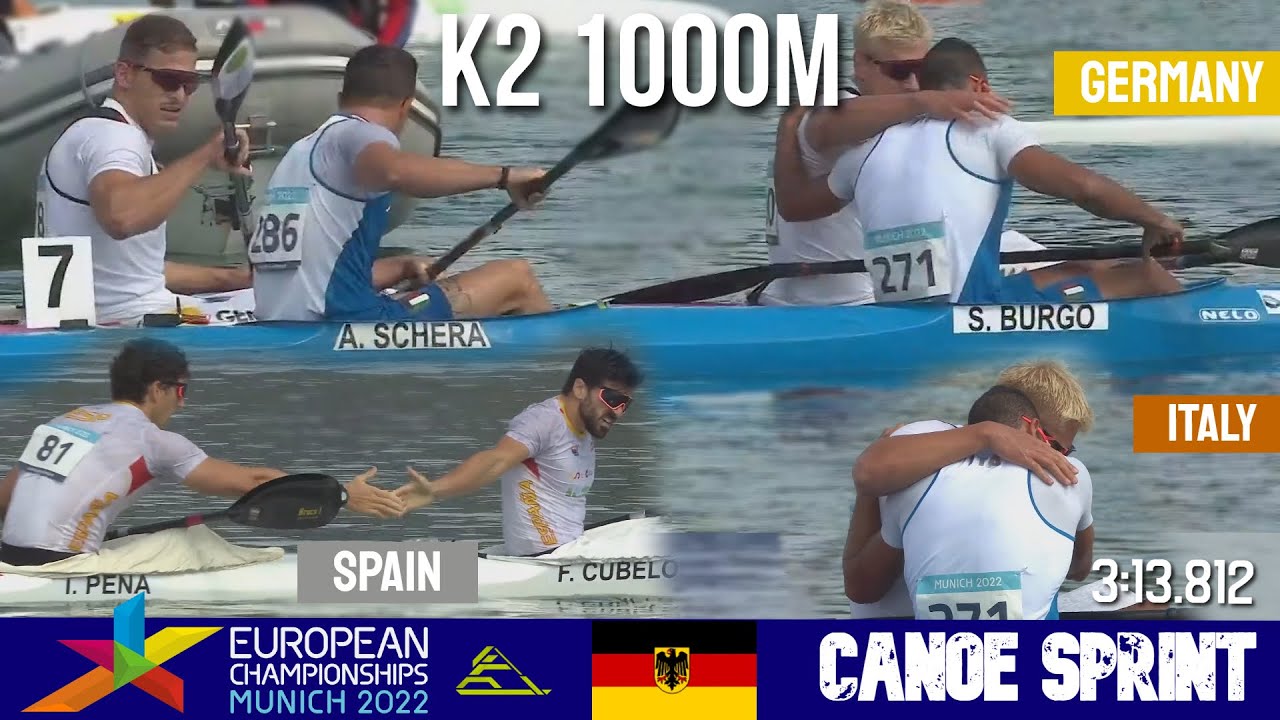 Финал К-2 среди мужчин на 1000 м | ЧЕМПИОН ГЕРМАНИИ | Чемпионат Европы, Мюнхен, 2022