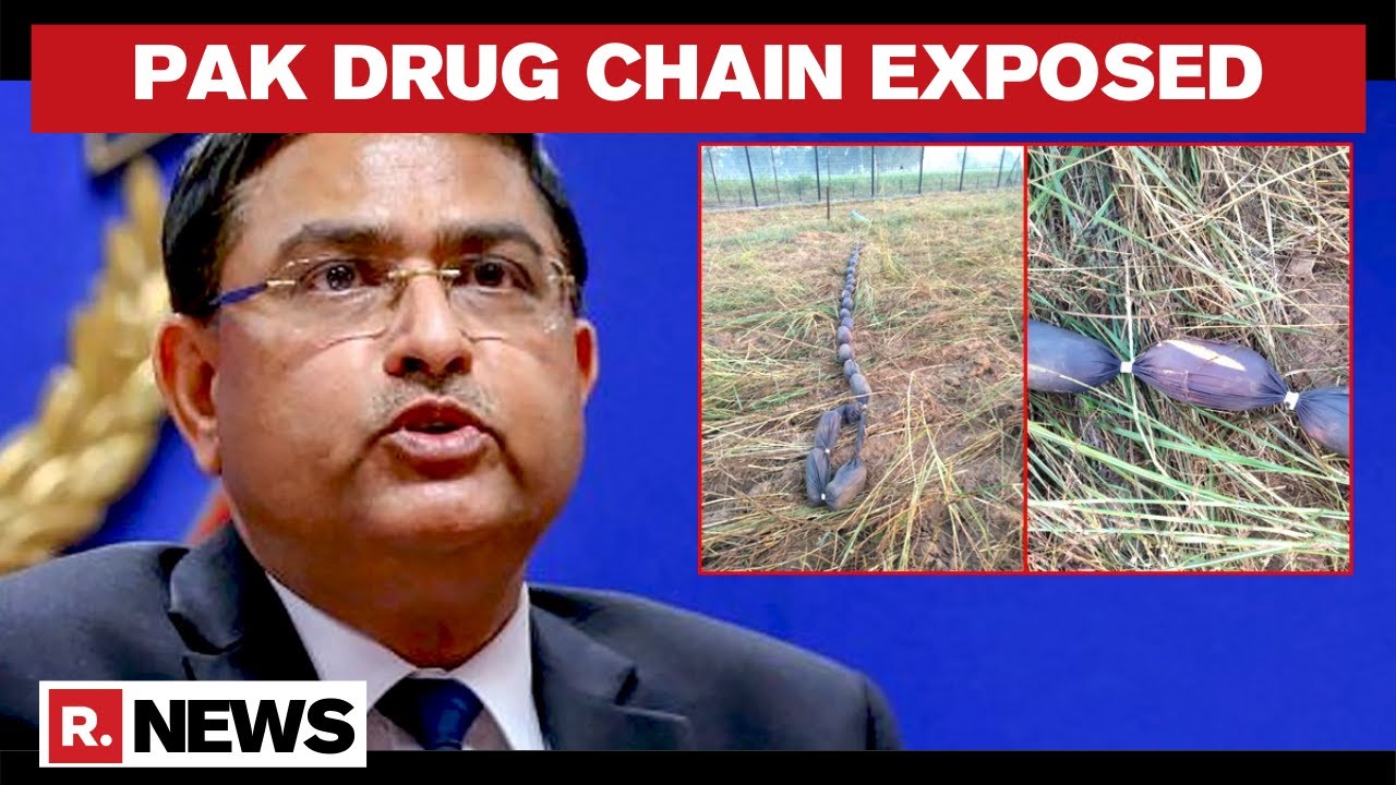 BSF Foils Pakistan's Drug Push Into India; Seizes 'Narcotics Chain', Arms & Ammo