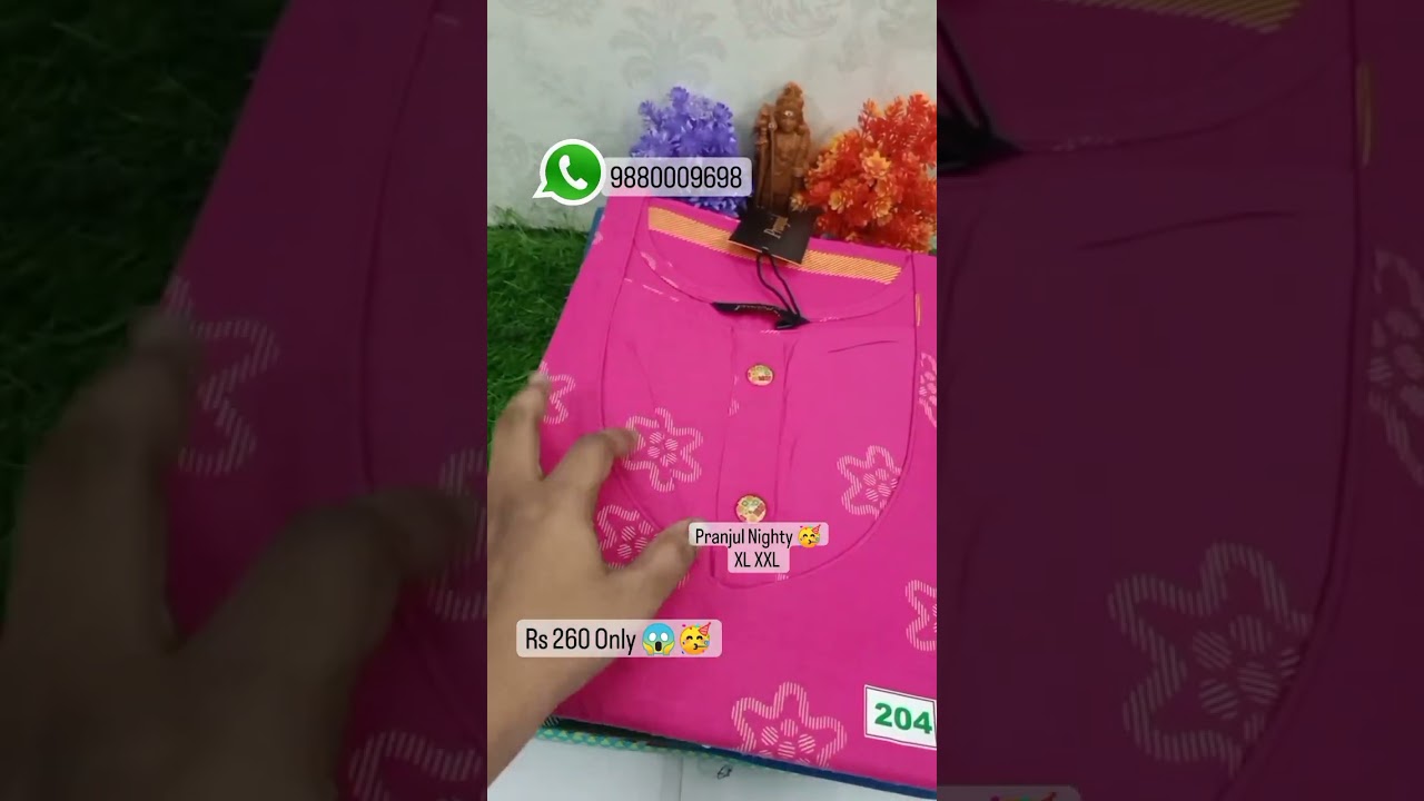 Pranjul Branded Nighty 🥳 Rs 260 Only 🤩😱