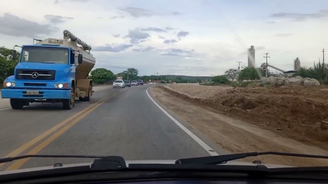 Retornando praça do meio do mundo Trecho poçinhos duplicação BR 230
