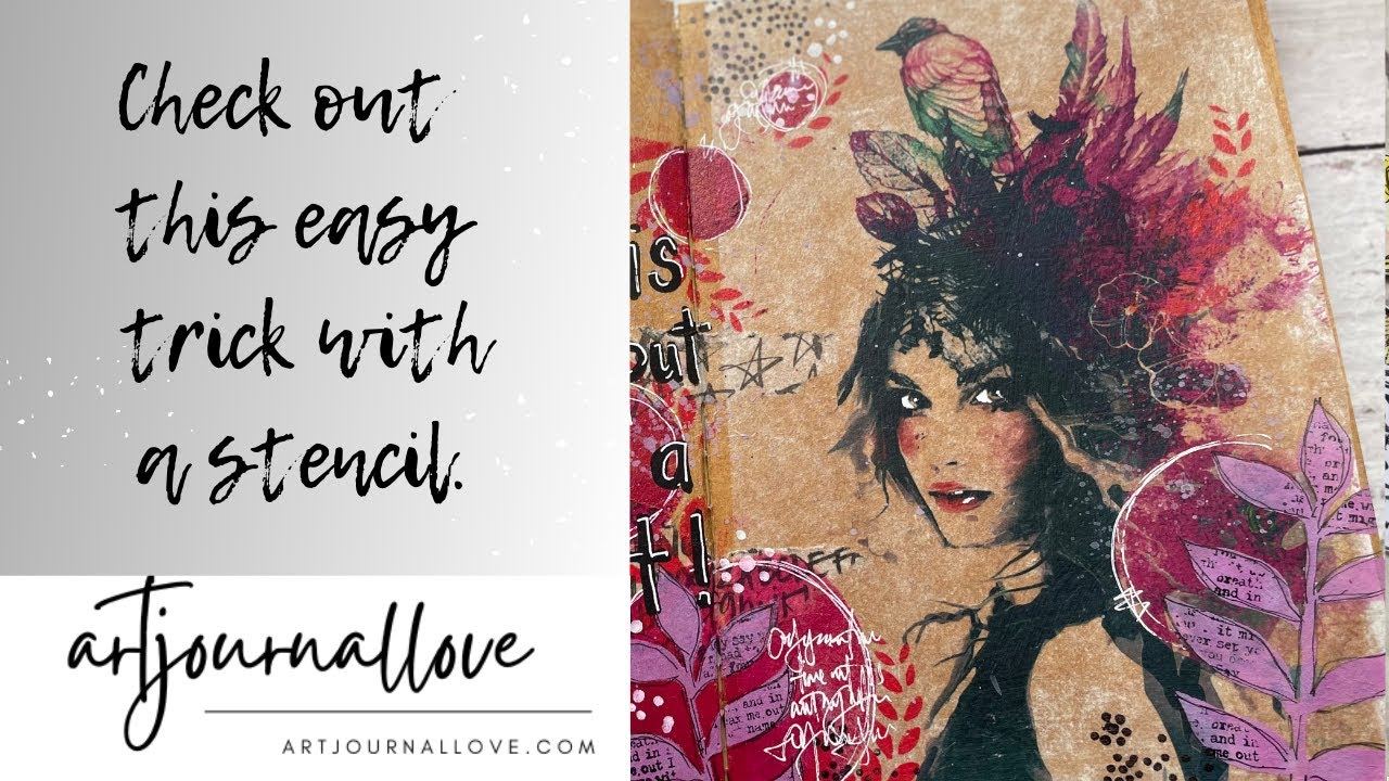 Check out this easy trick with a stencil