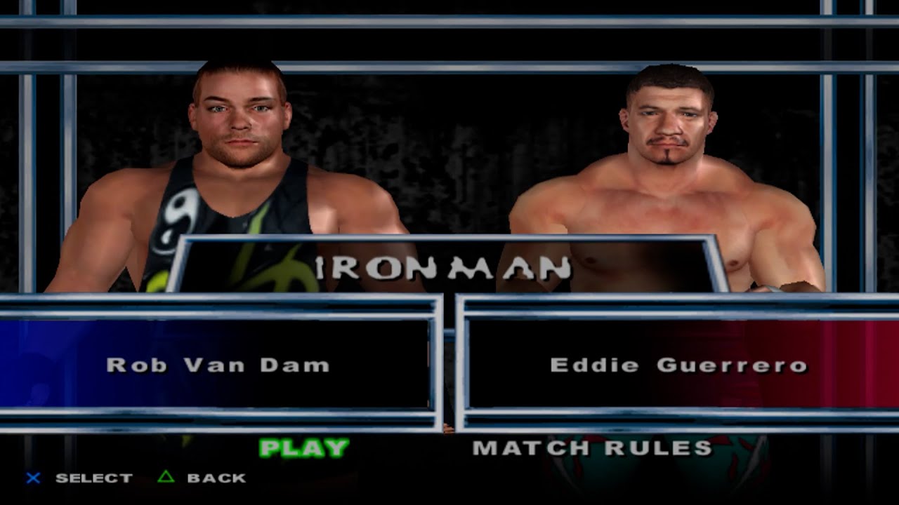 WWE SmackDown! Here Comes the Pain - Rob Van Dam VS Eddie Guerrero (IRONMAN)