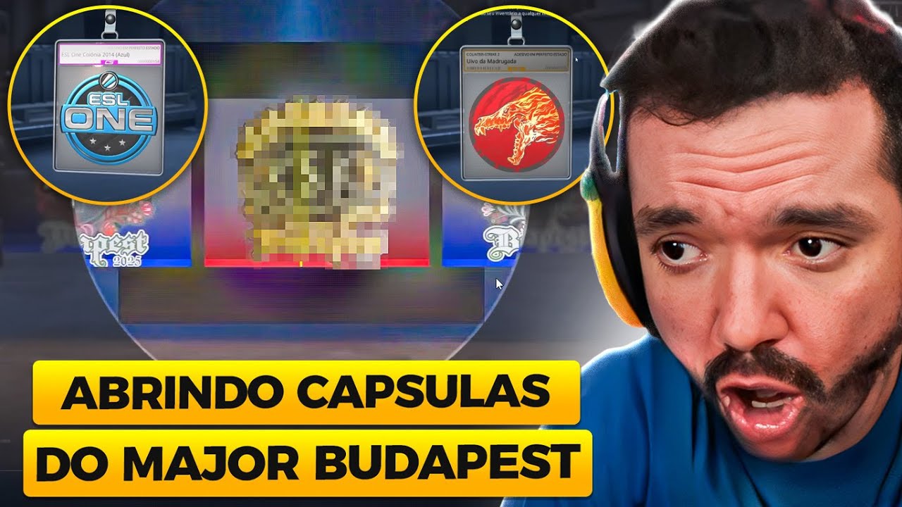 GAULES REAGINDO E ABRINDO CÁPSULAS DO STARLADDER BUDAPEST MAJOR 2025!