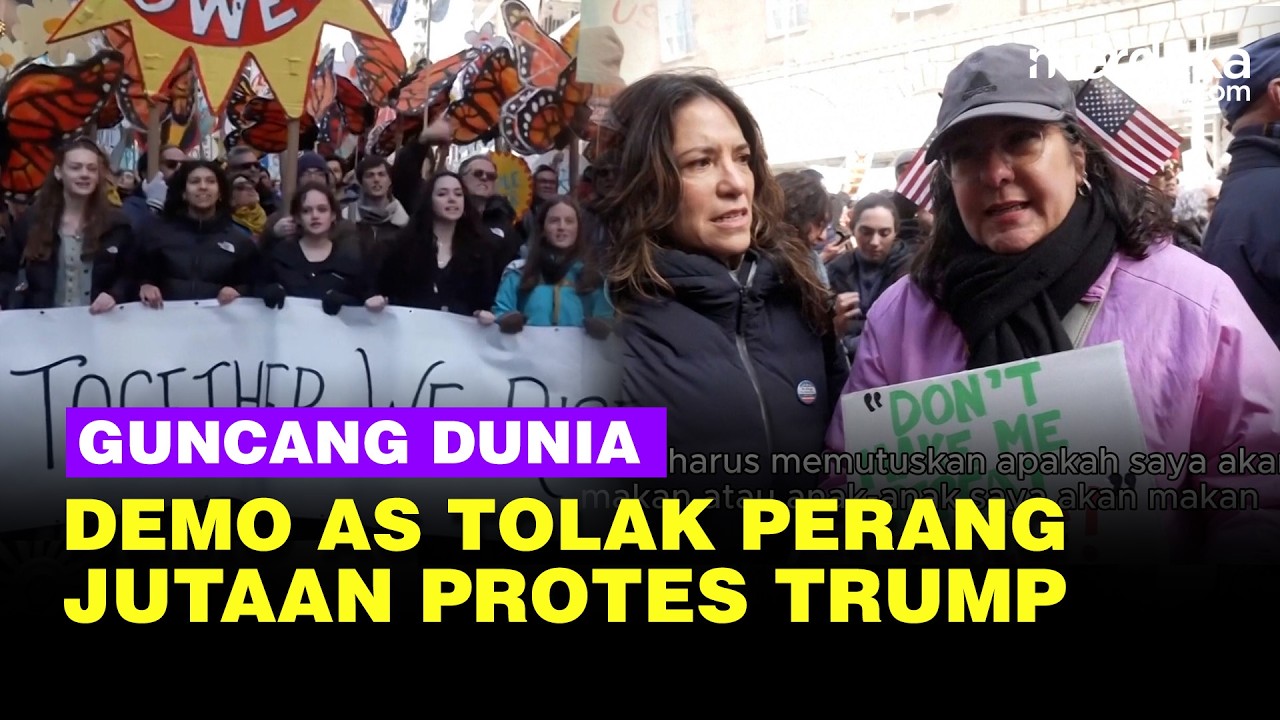 Jutaan Orang AS Guncang Dunia, Demo 