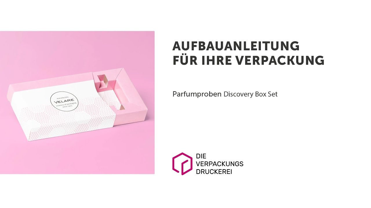Aufbauanleitung | Parfumproben Discovery Box Set