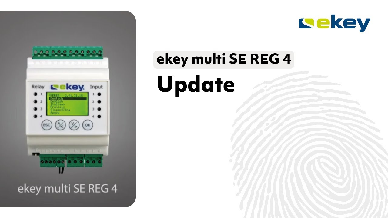 ekey multi SE REG 4 Update