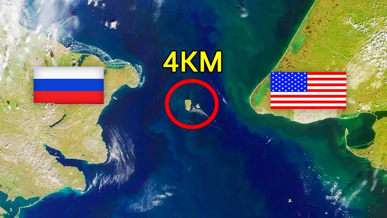 Сиз Сўраган Видео! Россия ва АҚШни Ажратиб Турувчи 4км Масофа