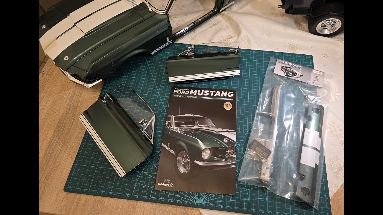 Ford Mustang GT 500 1:6 ( Bauphase 129 Teil 1 ) Der Einbau der Autotüren.
