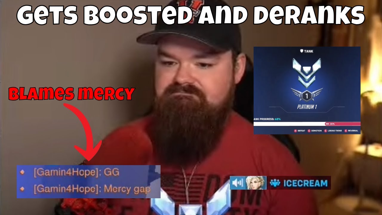 Gamin4Hope Gets Boosted By Pro, STILL DERANKS and blames his mercy
