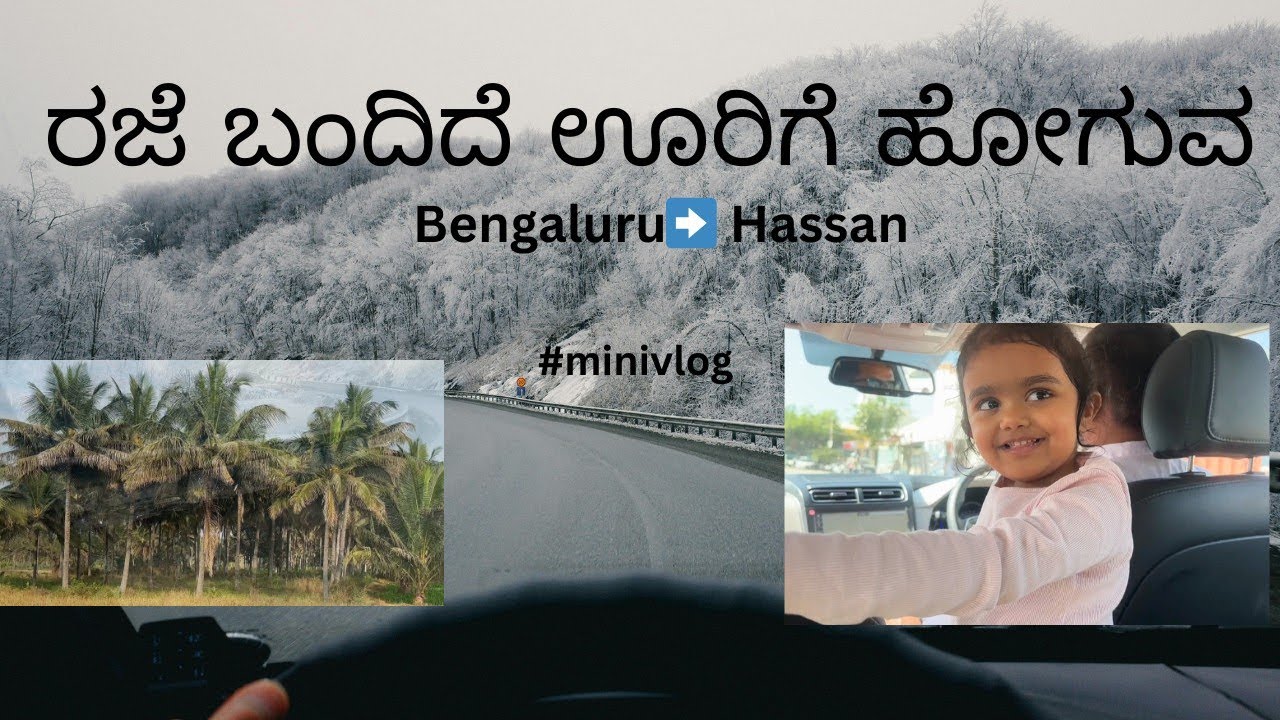 ನಮ್ಮೂರಿಗೆ ಹೋಗೋಣ | ಬೆಂಗಳೂರು ➡️ ನಮ್ಮೂರು| #Getreadywithus#minivlog #villagelife 
