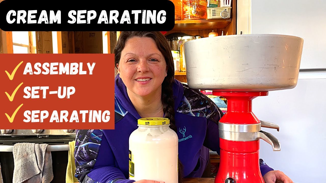Alaska Homestead Life CREAM SEPARATING - Everything you want to know- Helpful Hints for success