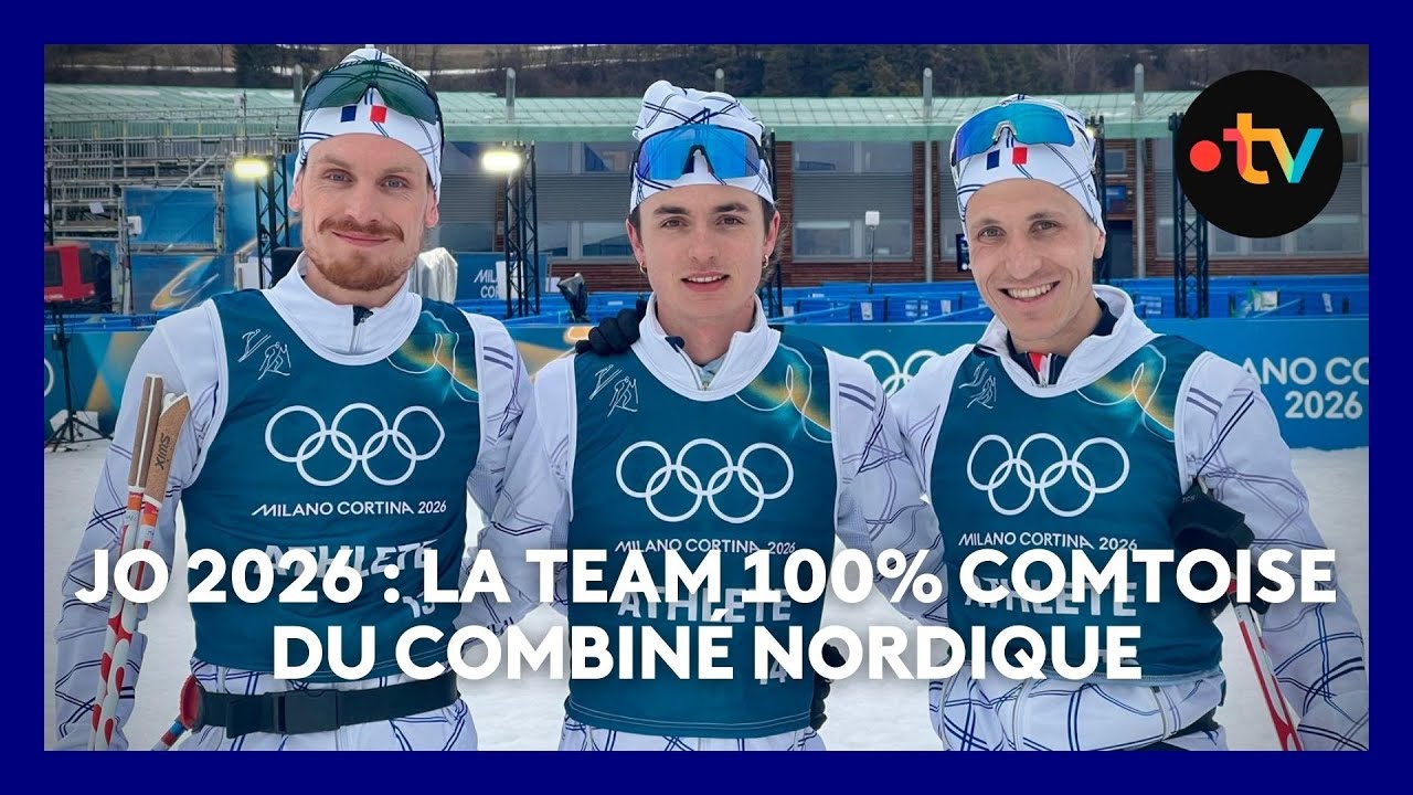 On a suivi la team 100% comtoise du combiné nordique à l'entraînement des JO 2026