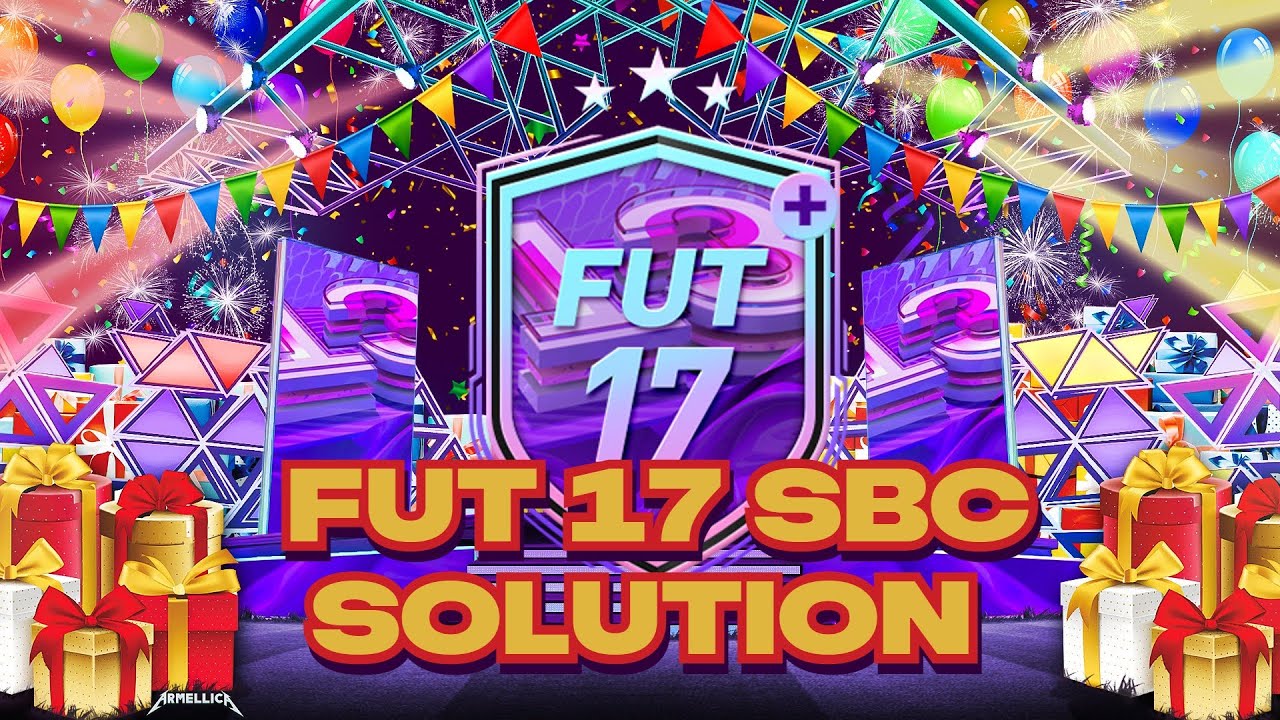 FUT 17 SBC SOLUTION FIFA 22