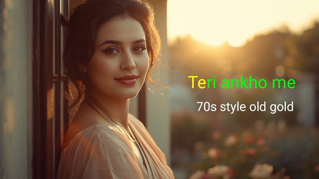Teri Aankhon Ke💞  | 70s Style Romantic Song | Retro Love Song | Vintage Bollywood Feel