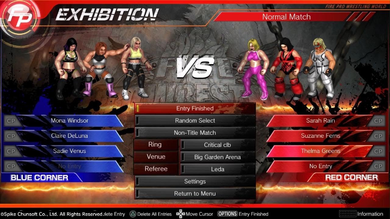 FIRE PRO WRESTLING WORLD Multiverse wrestling New Era Multiverse title match