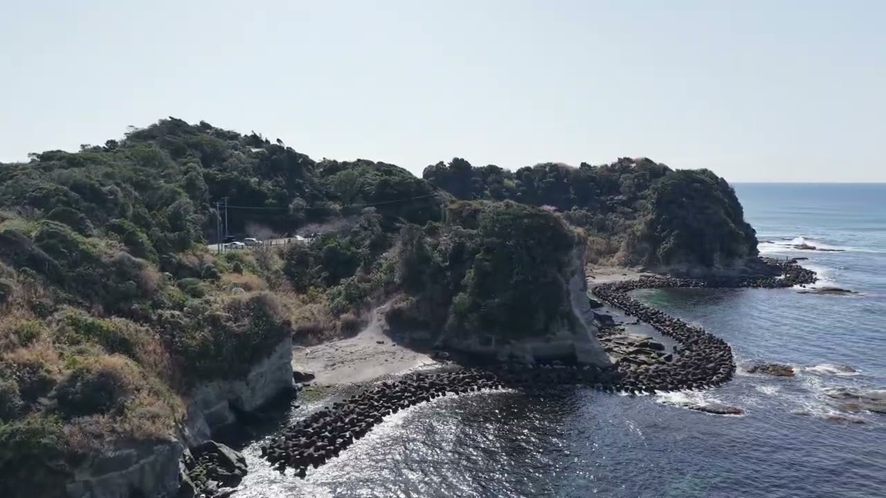 遠見岬神社　海の鳥居