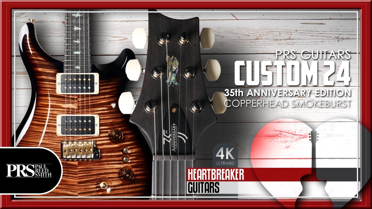 PRS Custom 24 35th Anniversary Edition 10 Top | 4K