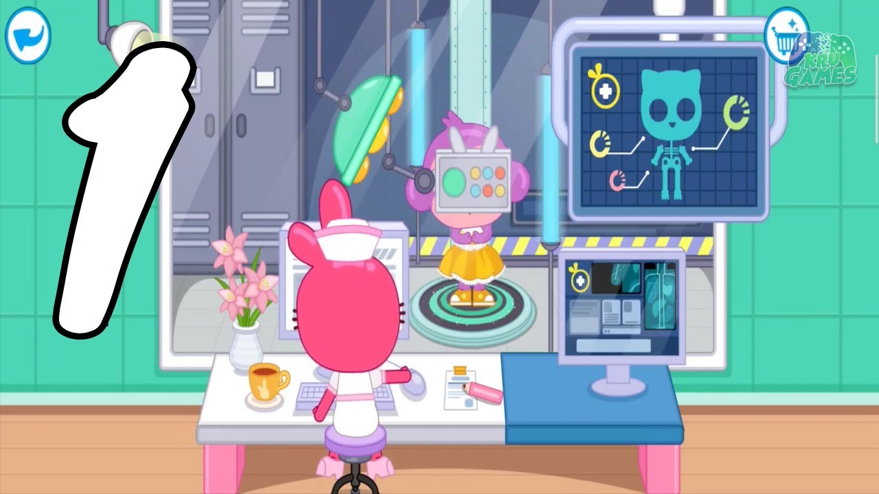 Papo Town Clinic Doctor Gameplay Walkthrough #1 (Android, IOS)