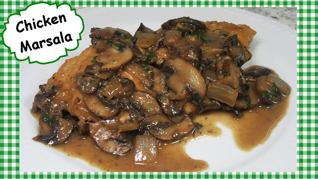 Классический рецепт курицы марсала ~ Прямо как в Olive Garden