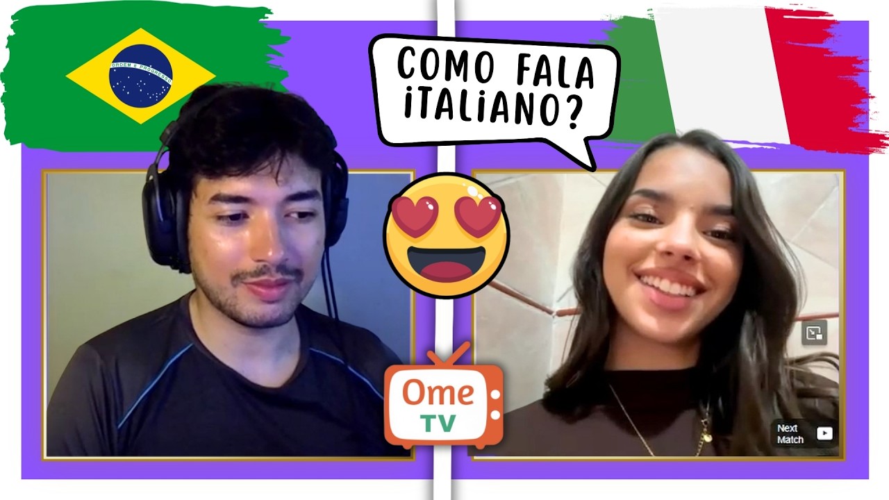 CONVERSEI EM ITALIANO PELA PRIMEIRA VEZ… e surpreendi a ITALIANA 😳🇮🇹