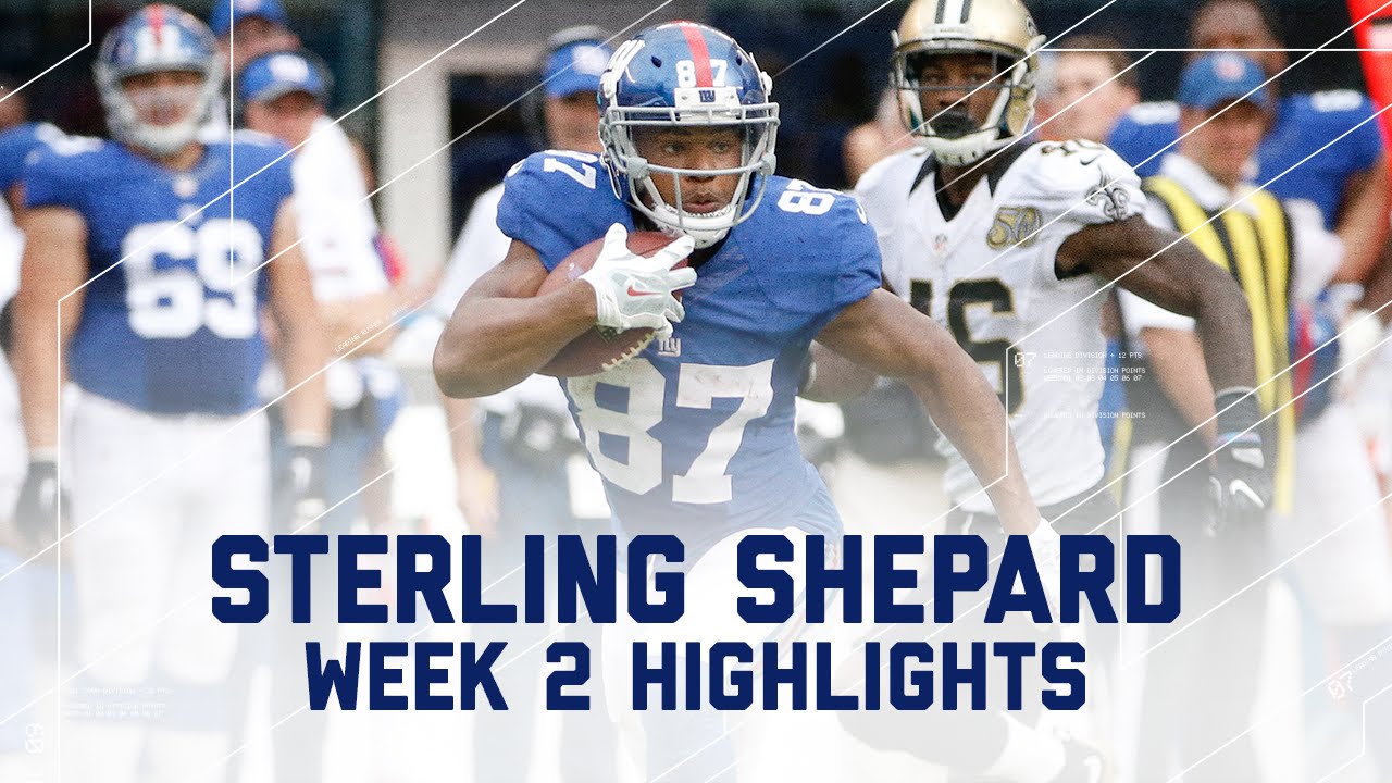 Sterling Shepard 1st Career 100-Yard Game | Saints vs. Giants | NFL Week 2 Player Highlights