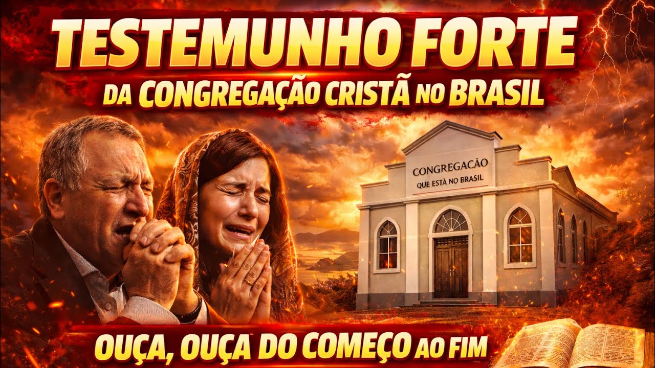 Testemunho FORTE da congregação que está no Brasil 🇧🇷🔥 Muita presença de Deus nesse lugar 🙏🔥