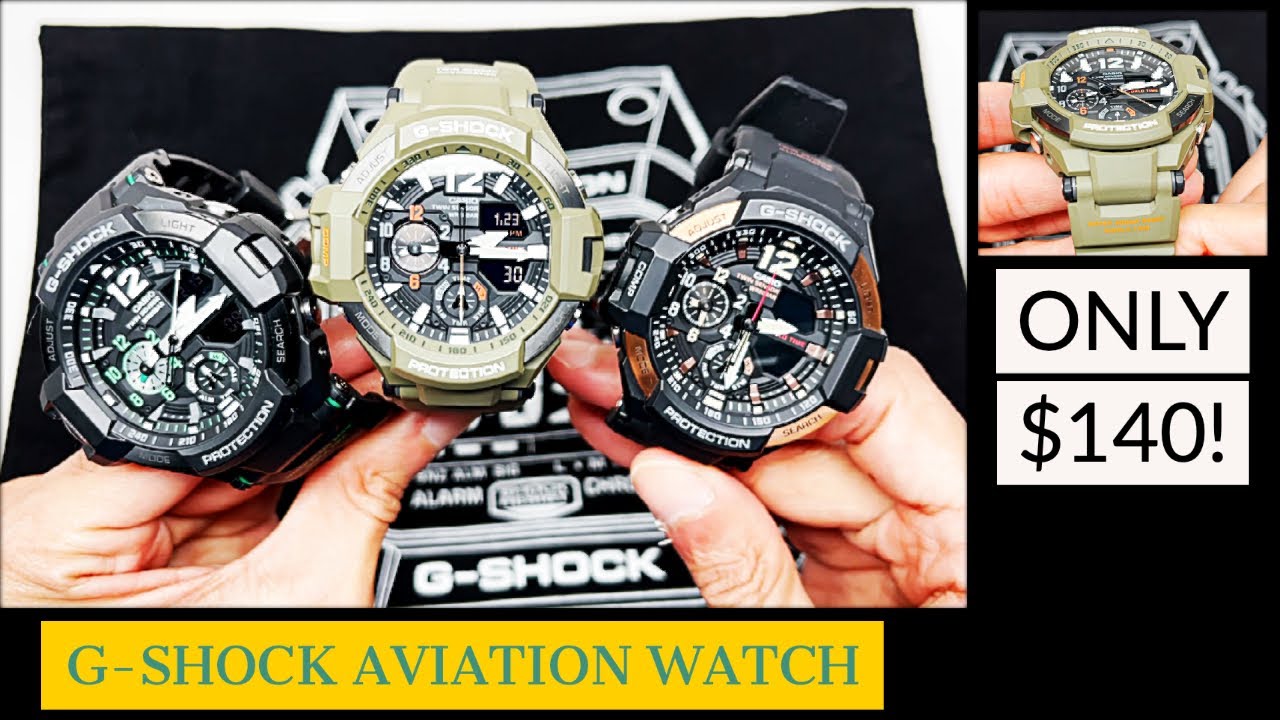 G-Shock GA1100 Aviator Watch - FOR SALE - and look at its function's and features - Casio