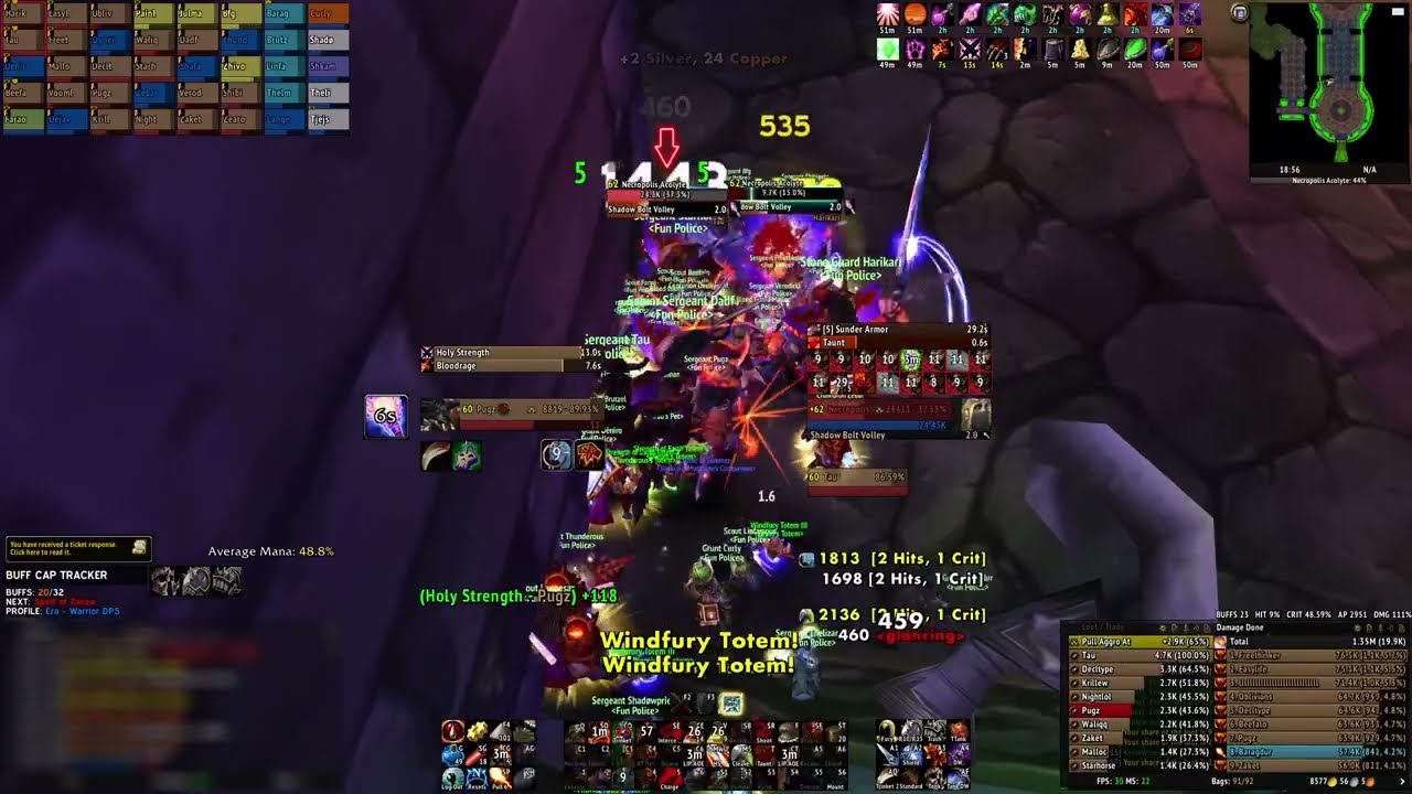Pugz [Fun Police]  -  1:08:05 Naxxramas DMF Speed run