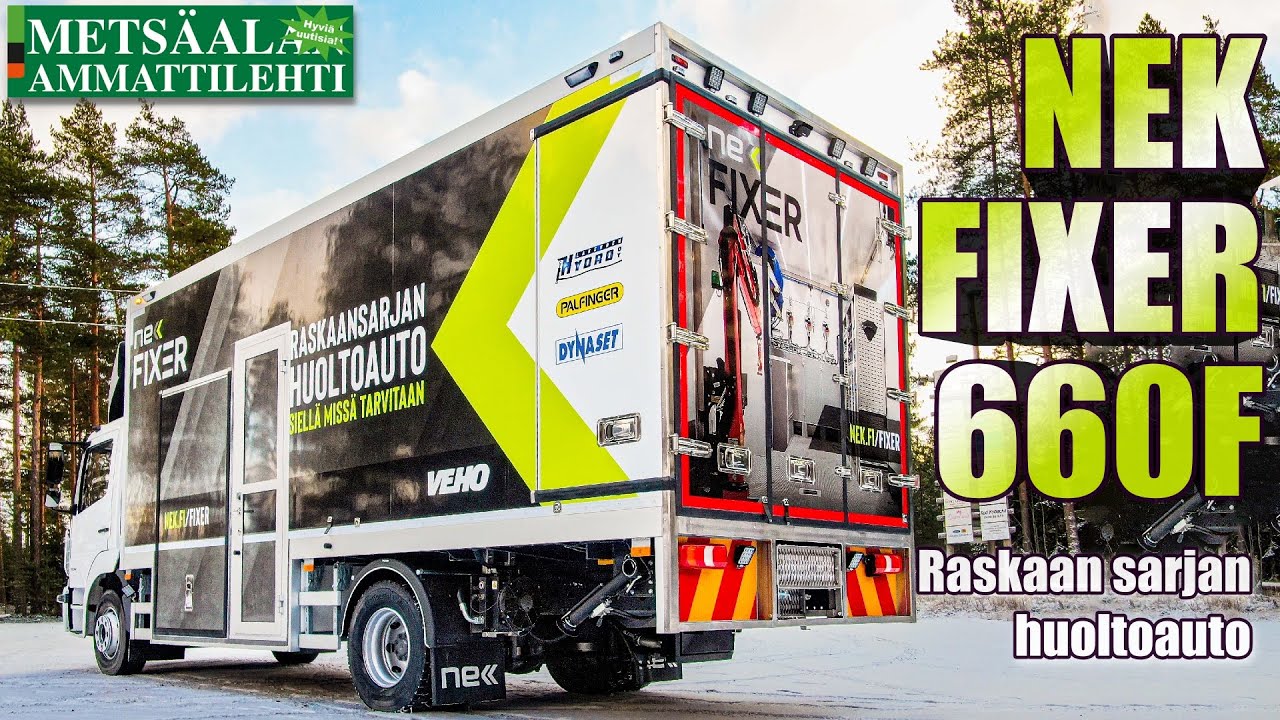 NEK FIXER 660F - Raskaan sarjan huoltoautovarustus