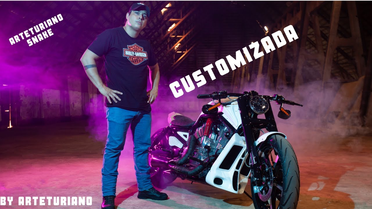 Harley Davidson V-Rod Customizada - Terminamos a Customização Da V-Rod Muscle