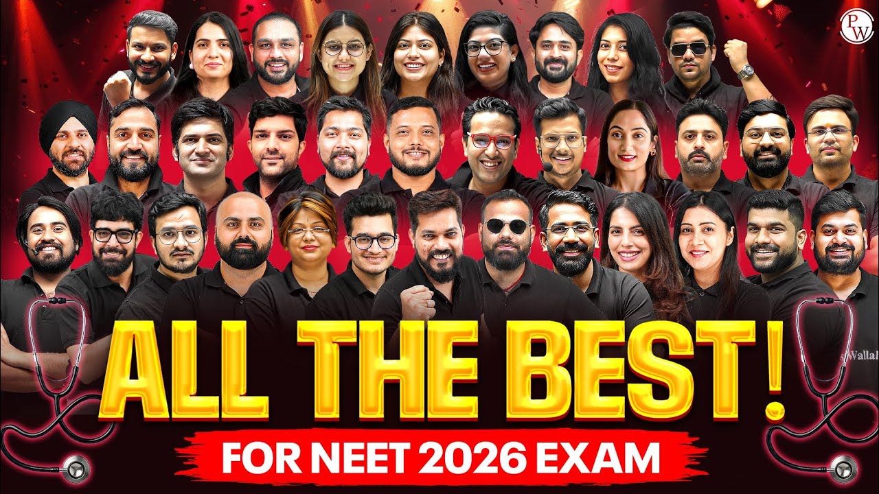 NEET 2026 🔥 All The Best &ndash; It's ShowTime! 💪