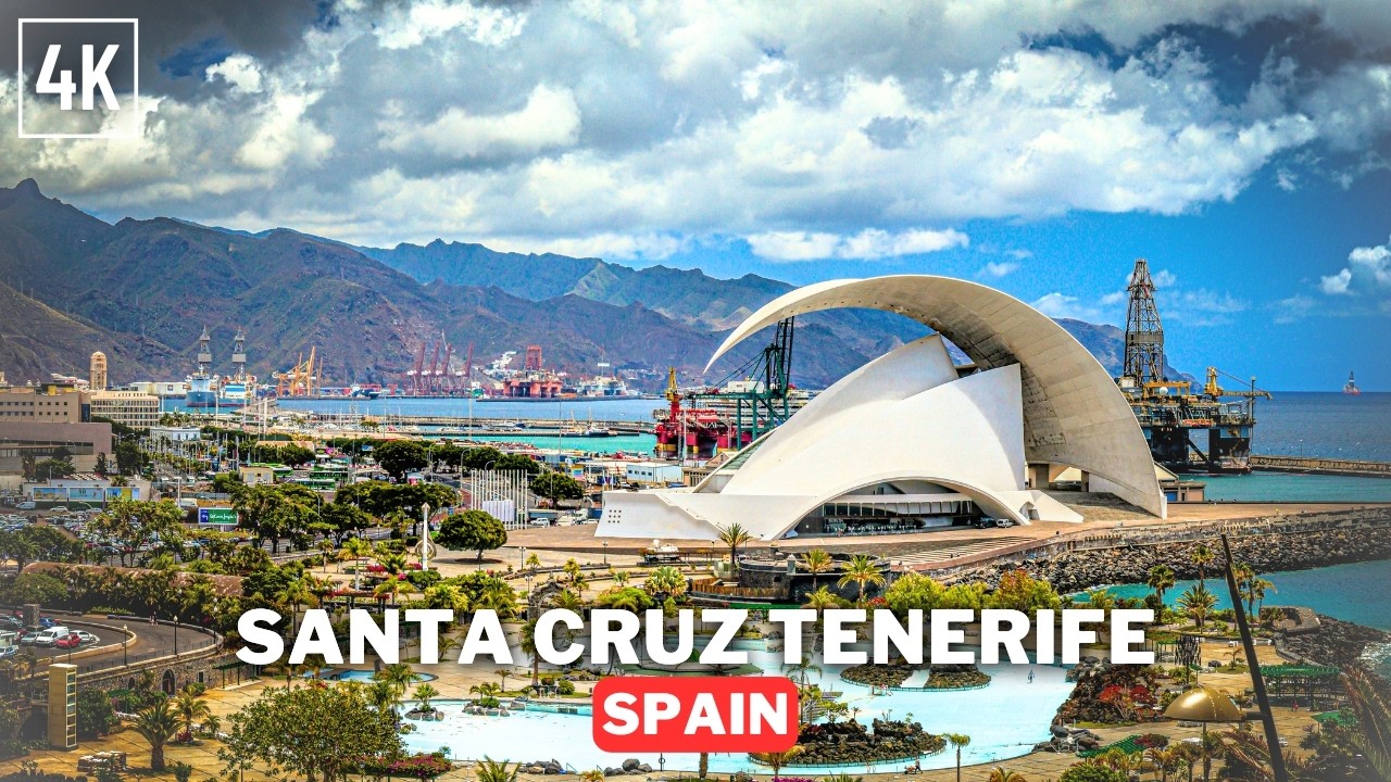 Santa Cruz de Tenerife 4K Walking Tour [Canary Islands 🇪🇸]