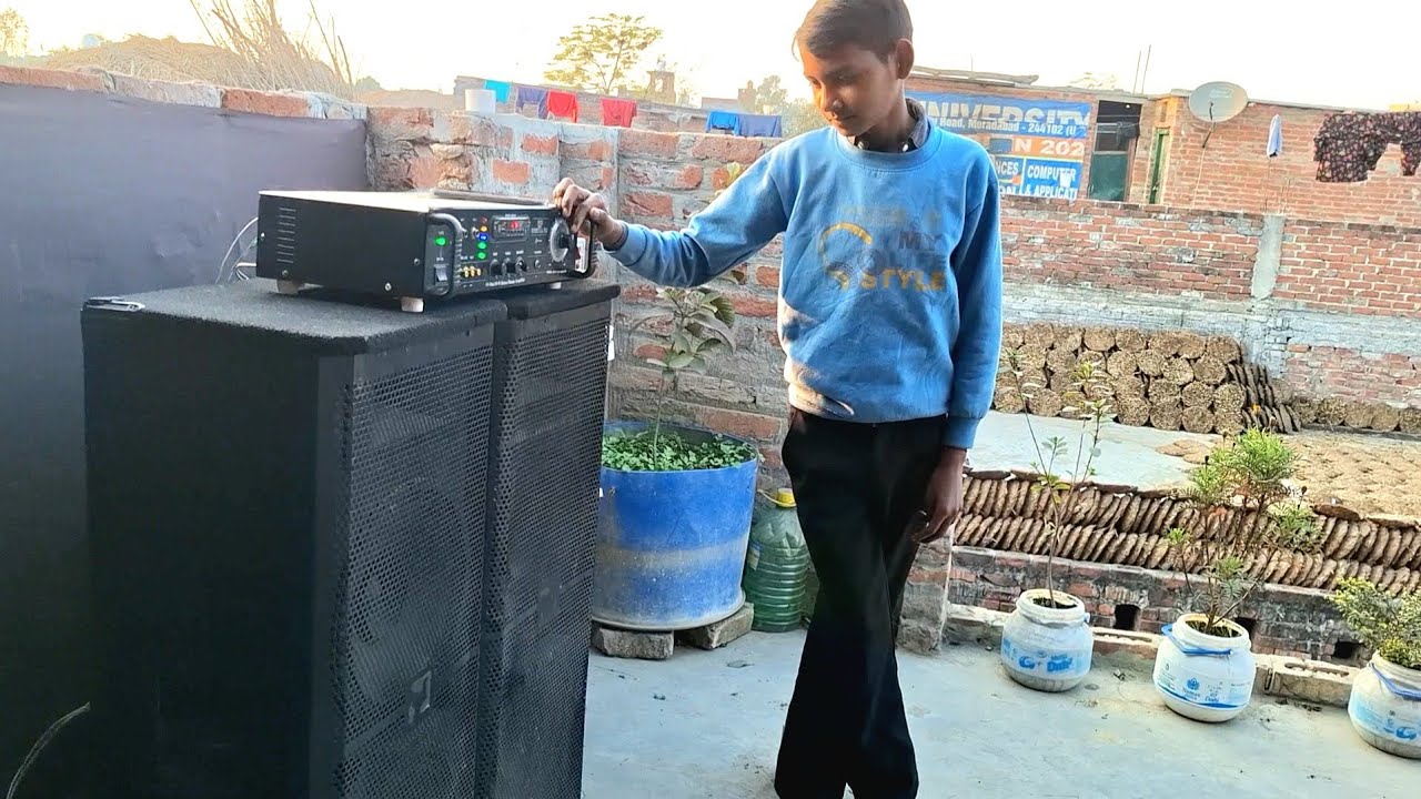 12 inch Top ki testing... Bade amplifier se full DJ punch..🥰