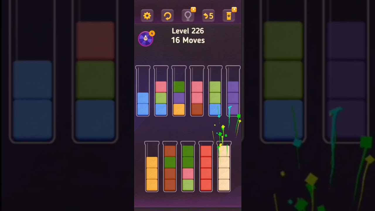 Block King Sort Puzzle Level 221 to Level 230