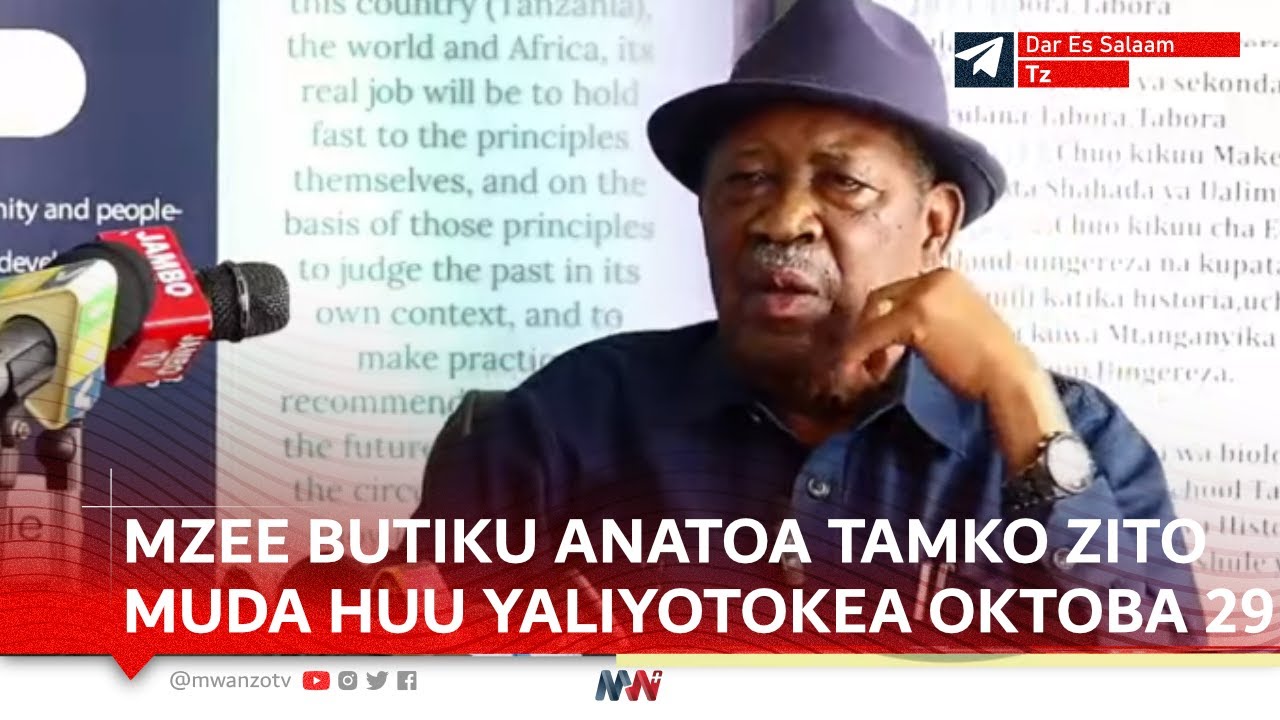 #LIVE: MZEE BUTIKU ANATOA TAMKO KALI MUDA HUU MAUAJI YALIYOTOKEA WAKATI WA UCHAGUZI
