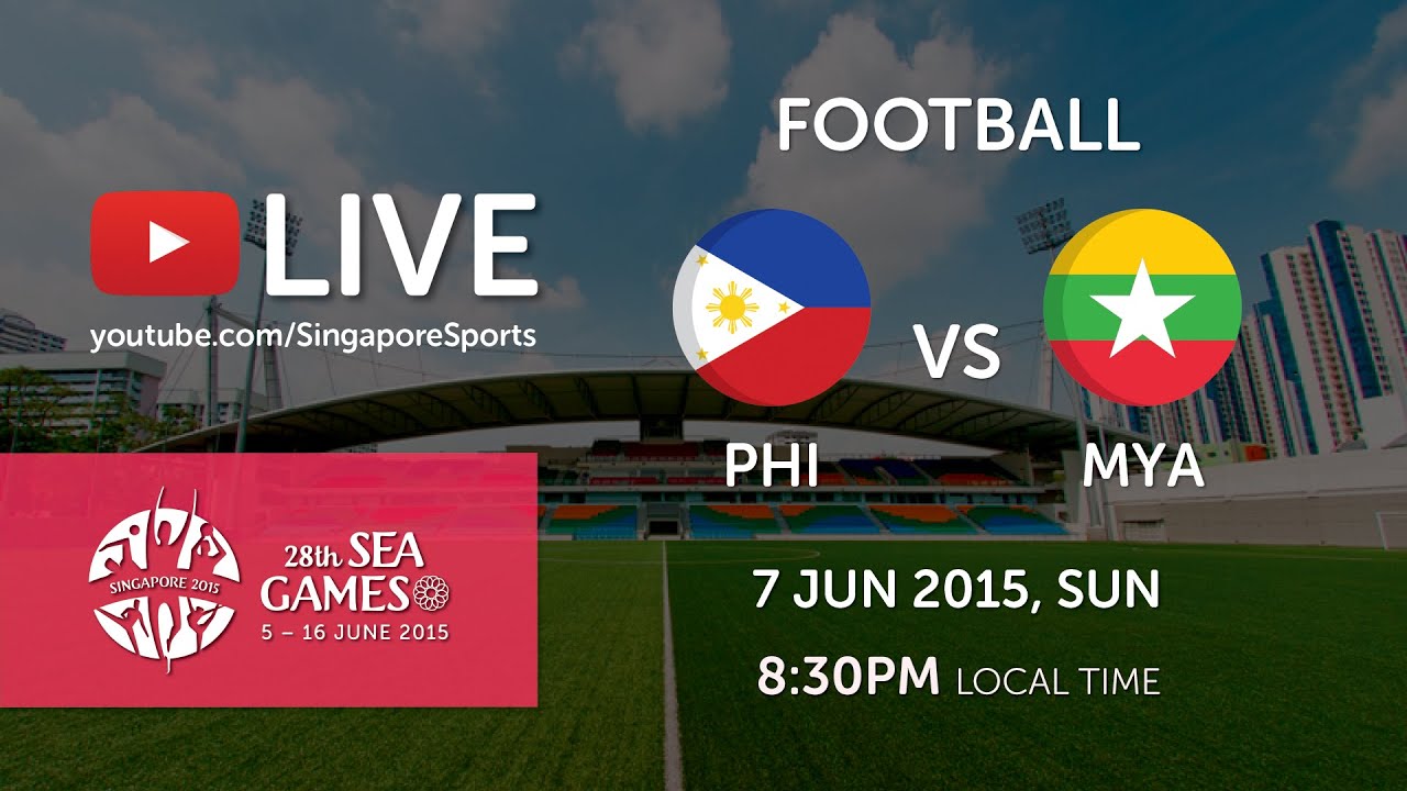 Football Philippines vs Myanmar (Jalan Besar stadium) | 28th SEA Games Singapore 2015