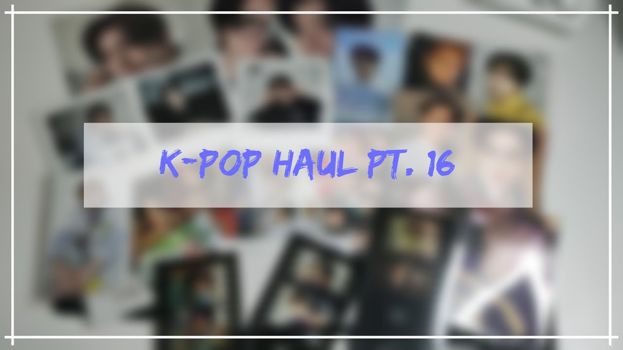 распаковка k-pop 💟 enhypen & bnd & txt